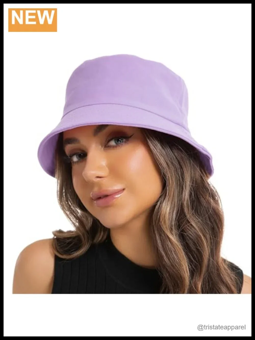Women's Solid Cotton Bucket Hat UPF 50+ Summer Beach Sun Hat Packable